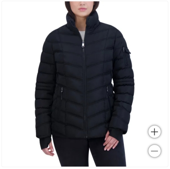 Nautica ladies puffer jacket with faux fur hood - Picture 4 of 5